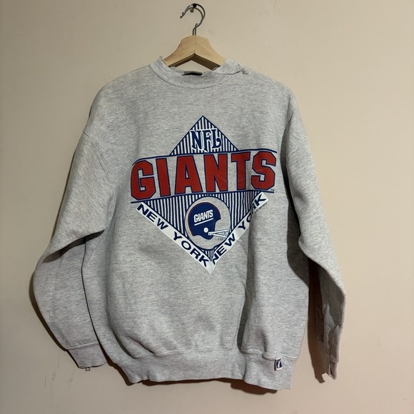 LOGO 7 Other - Vintage Logo 7 NY Giants Distressed Crewneck Gray Size XL 1991 New York Football